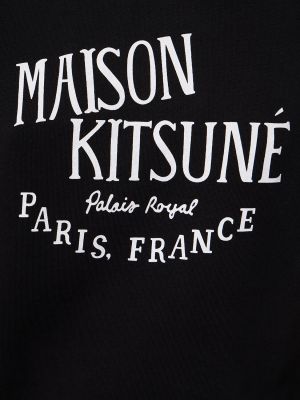 Melegítő felső Maison Kitsuné fekete