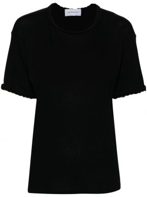 Βαμβακερή μπλούζα Viktor & Rolf μαύρο