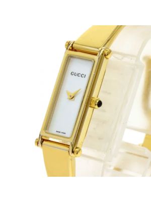 Relojes de cuero Gucci Vintage amarillo