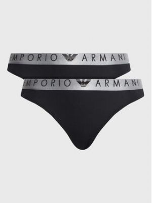 Emporio Armani Underwear 2 db klasszikus alsó 163334 3R235 00020  - Fekete