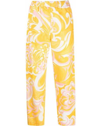 Pantalones de chándal con estampado Emilio Pucci amarillo