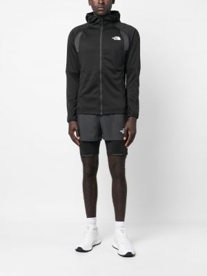 Shorts de sport à imprimé The North Face gris