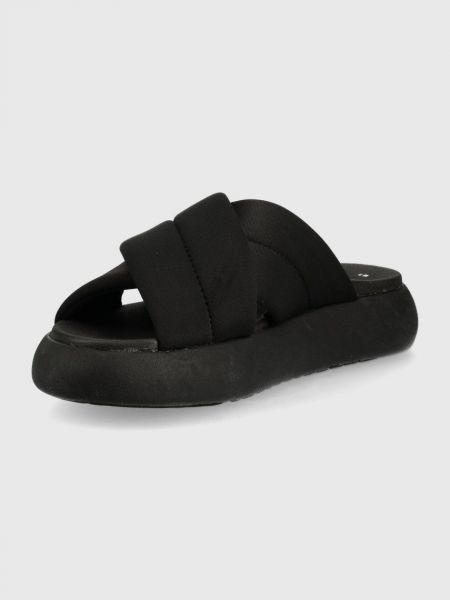 Papuci cu platformă Toms negru