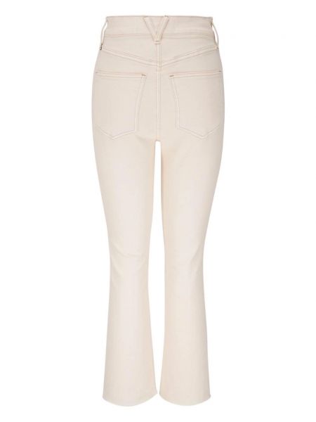 High waist jeans Veronica Beard beige