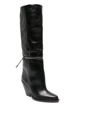 Kotníkové boty na zip Isabel Marant černé