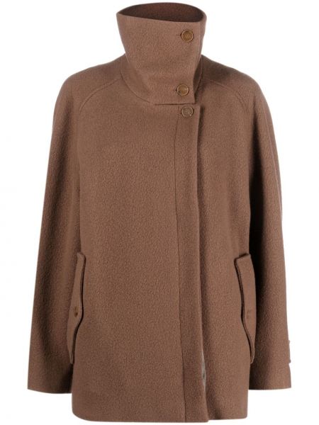 Cappotto corto di lana Alysi marrone