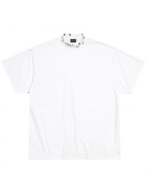 T-shirt distressed di cotone Balenciaga