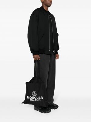 Shopper kabelka Moncler černá