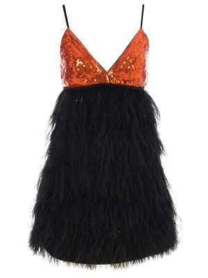 Коктейльное платье Rasario оранжевое