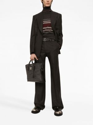 Vlněný svetr Dolce & Gabbana černý