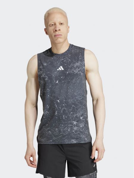 Priliehavé športové tričko Adidas sivá