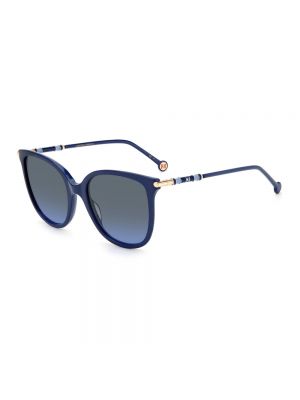 Okulary przeciwsłoneczne Carolina Herrera niebieskie