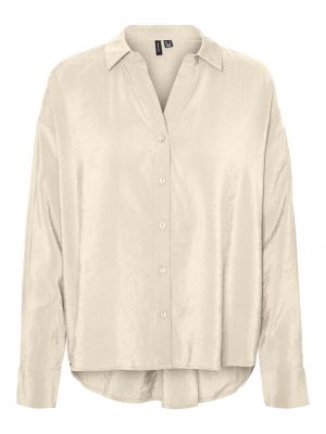 Шерстяная блузка Vero Moda белая