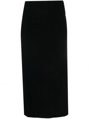 Midi suknja Antonelli crna