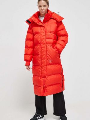 Oversized téli kabát Adidas By Stella Mccartney piros