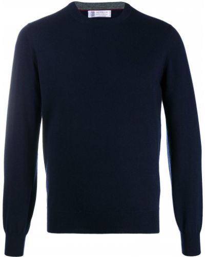 Dugi džemper od kašmira Brunello Cucinelli plava
