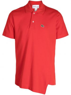 Tricou polo asimetric Comme Des Garçons Shirt roșu