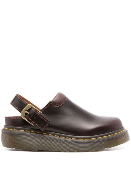 Papuci tip mules slingback Dr. Martens maro