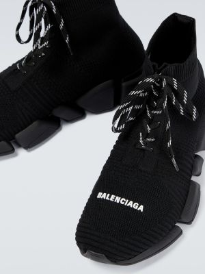 Zapatillas con cordones Balenciaga Speed negro