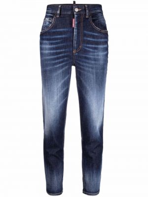 Nødlidende tapered fit jeans Dsquared2 blå