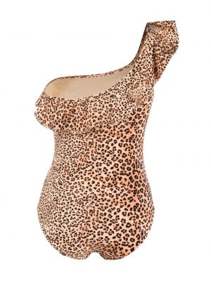 Bikini mit leopardenmuster Ulla Johnson braun