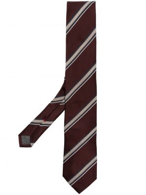 Cravatta a righe in tessuto jacquard Brunello Cucinelli