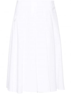Bílé bavlněné sukně Semicouture