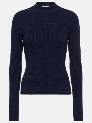 Вълнен пуловер Alaã¯a синьо