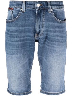 Kratke jeans hlače Tommy Jeans modra