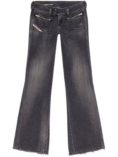Bootcut jeans ausgestellt Diesel schwarz