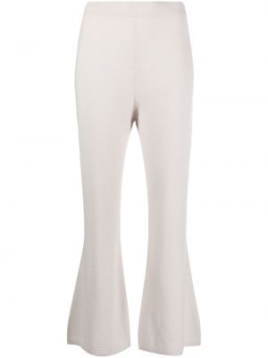 Μάλλινο παντελόνι κασμίρ Fabiana Filippi λευκό