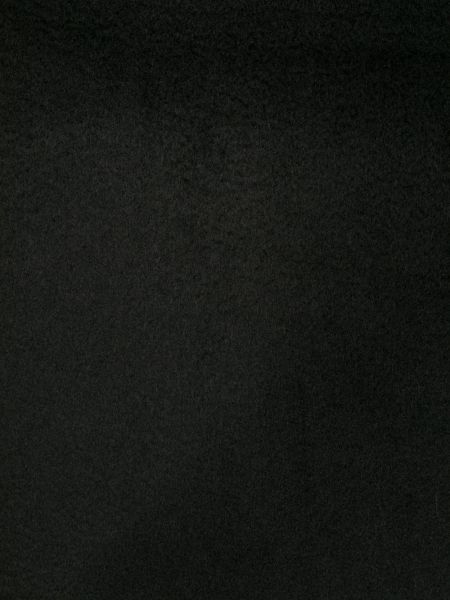 Kašmírový šál s třásněmi Max Mara černý