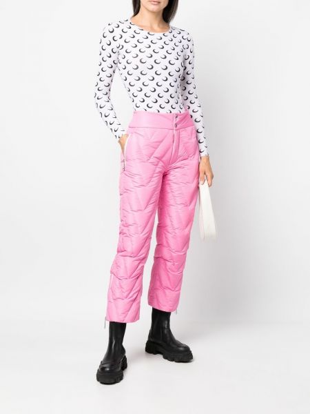Pikowane spodnie Khrisjoy różowe