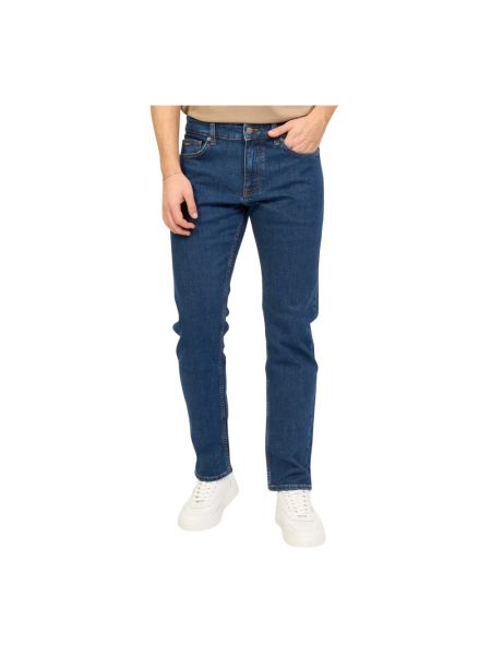 Straight jeans Hugo Boss blau