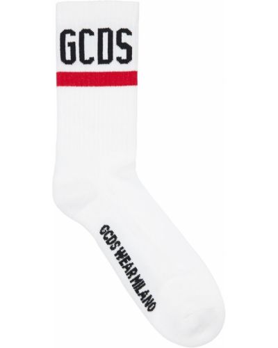 Bavlnené ponožky Gcds biela