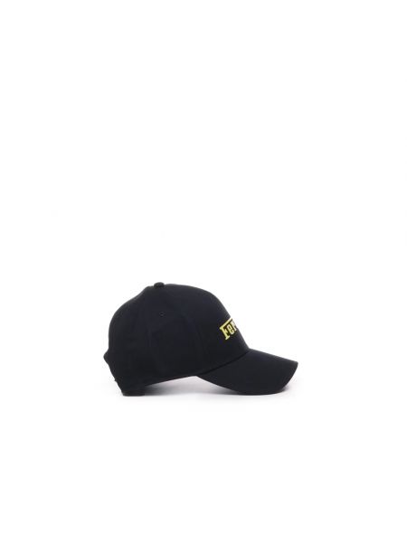 Gorra de algodón Ferrari negro
