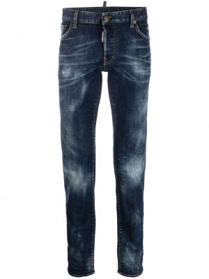 Slim fit skinny džíny Dsquared2 modré