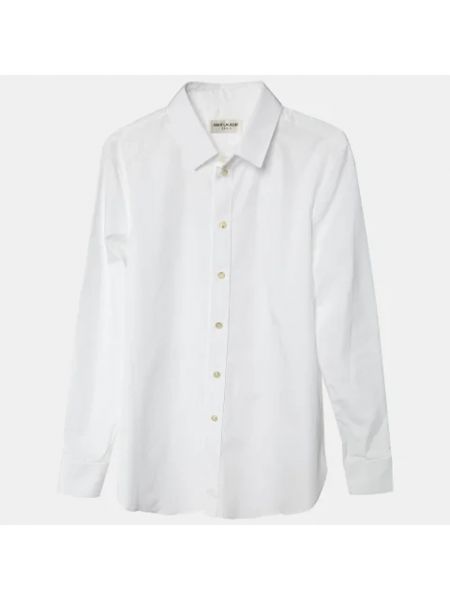 Retro bluse aus baumwoll Yves Saint Laurent Vintage weiß