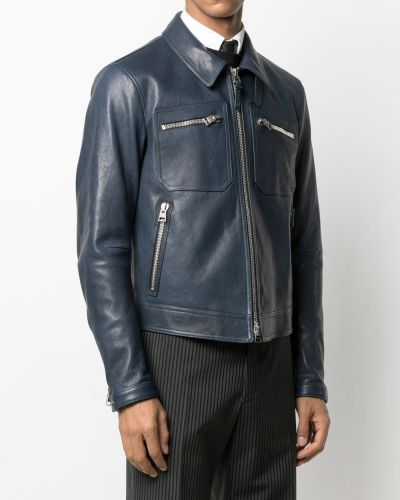 Kožená bunda na zip Tom Ford