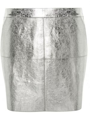 Mini sukně P.a.r.o.s.h. stříbrné