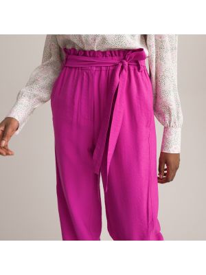 Pantalones rectos La Redoute Collections rosa
