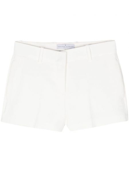 Kratke hlače iz krep tkanine Ermanno Scervino bela