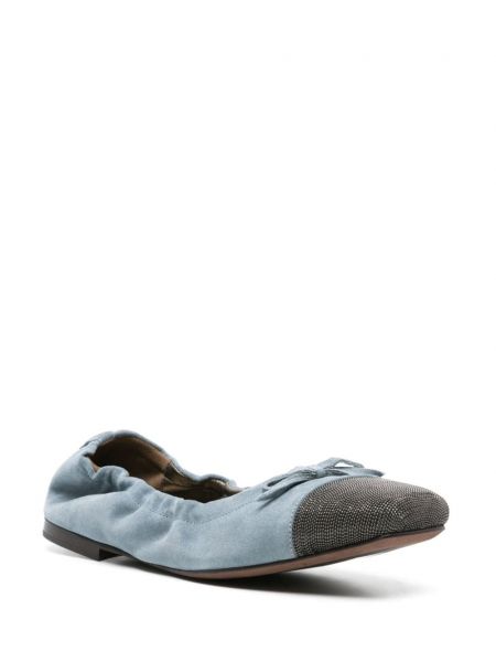 Zamšādas kurpes Brunello Cucinelli zils