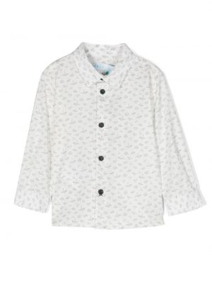 Camicia con stampa Abel & Lula bianco