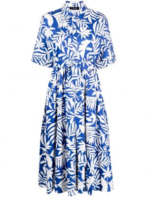 Midi šaty s tropickým vzorom Kate Spade