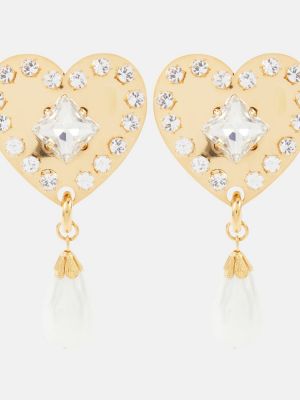 Náušnice s perlami Alessandra Rich zlatá
