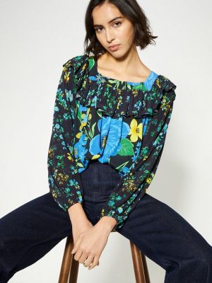 Блузка в цветочек с принтом Oasis