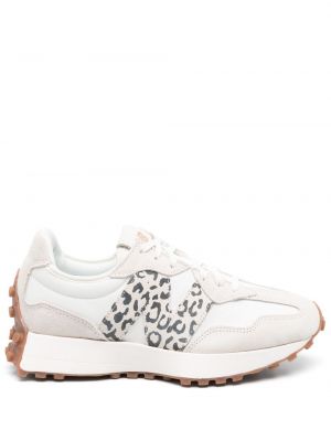 Sneakers με κορδόνια με σχέδιο με λεοπαρ μοτιβο New Balance 327 λευκό