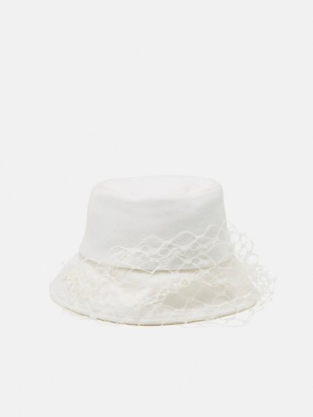 Biały kapelusz Eugenia Kim