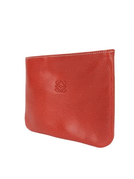 Bolso clutch de cuero Loewe Pre-owned rojo